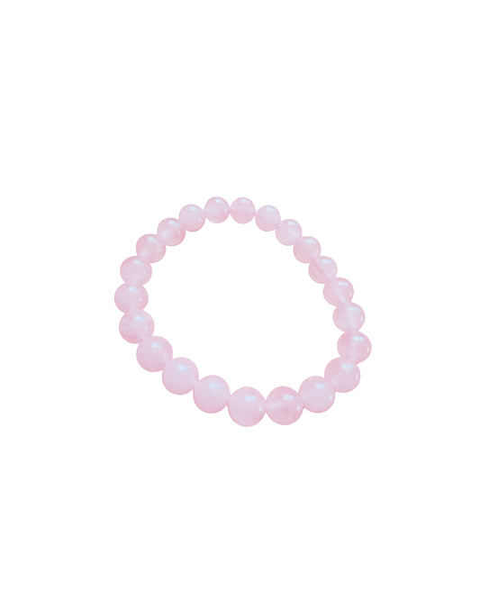 Bracelet pierres naturelles quartz rose